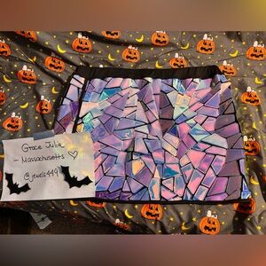 SHEIN Purple Iridescent Skirt